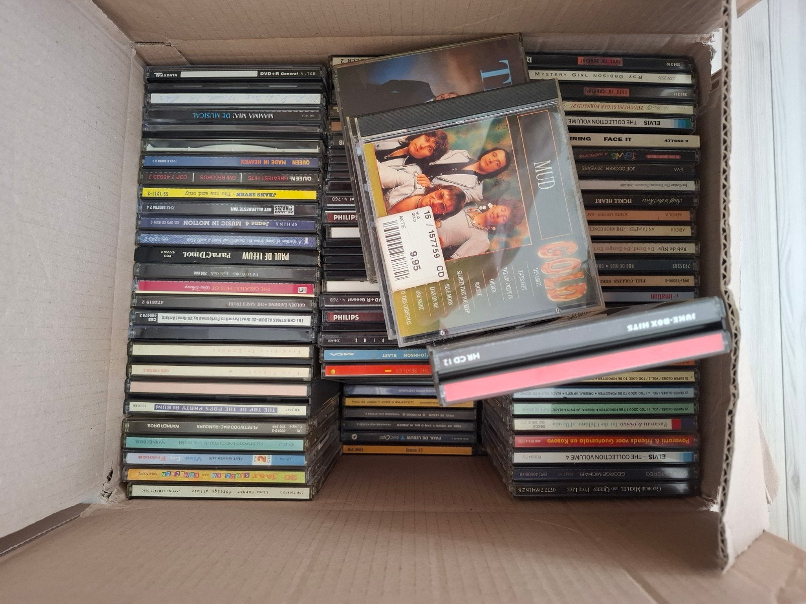 doos vol, Ophalen, Gebruikt
