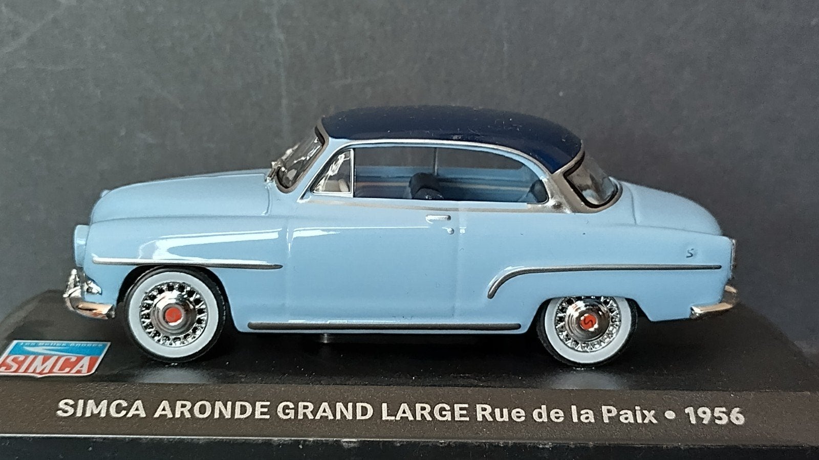 Simca Aronde Grand Large Rue de la Paix 1956 1:43 Altaya Pol, Overige merken, Auto, Verzenden, Nieuw