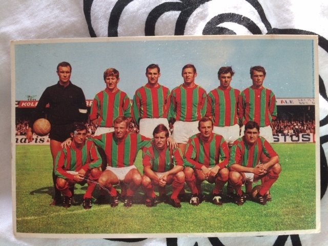 voetbal kaart AS Oostende, Ophalen of Verzenden, Gebruikt, Buitenlandse clubs, Poster, Plaatje of Sticker