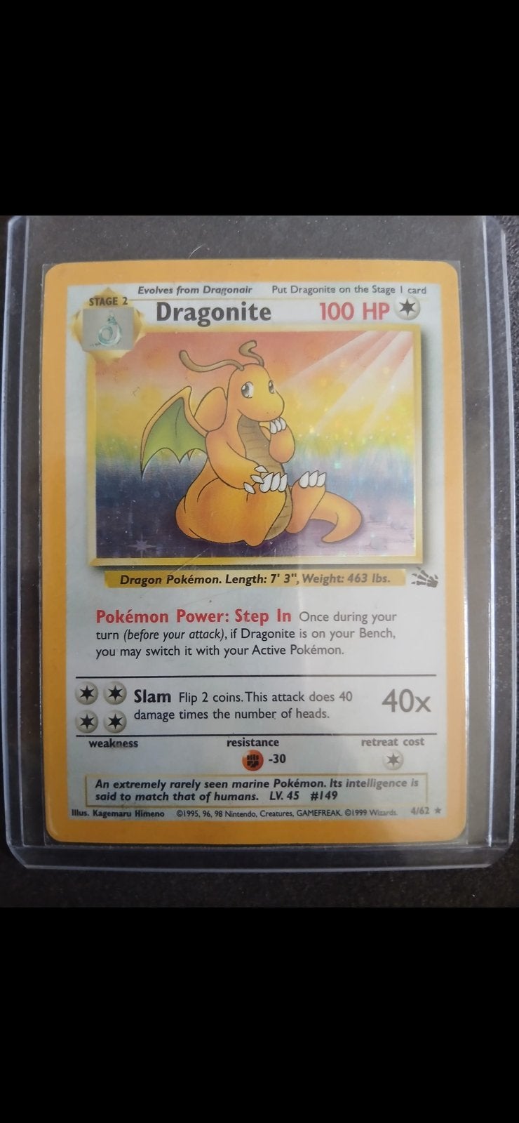 Dragonite 4/62, Ophalen of Verzenden, Zo goed als nieuw
