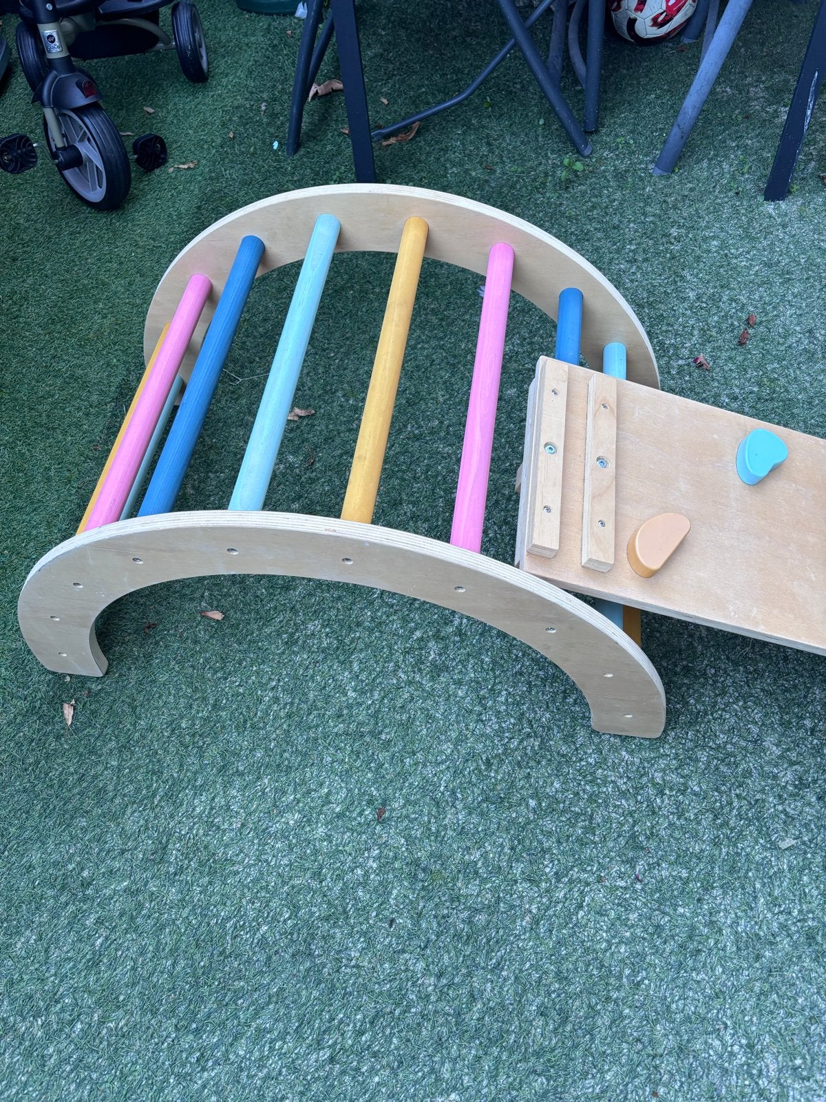 Klimrek met glijbaan/klimbrug voor kinderen, Kinderen en Baby's, Ophalen, Zo goed als nieuw, Glijbaan