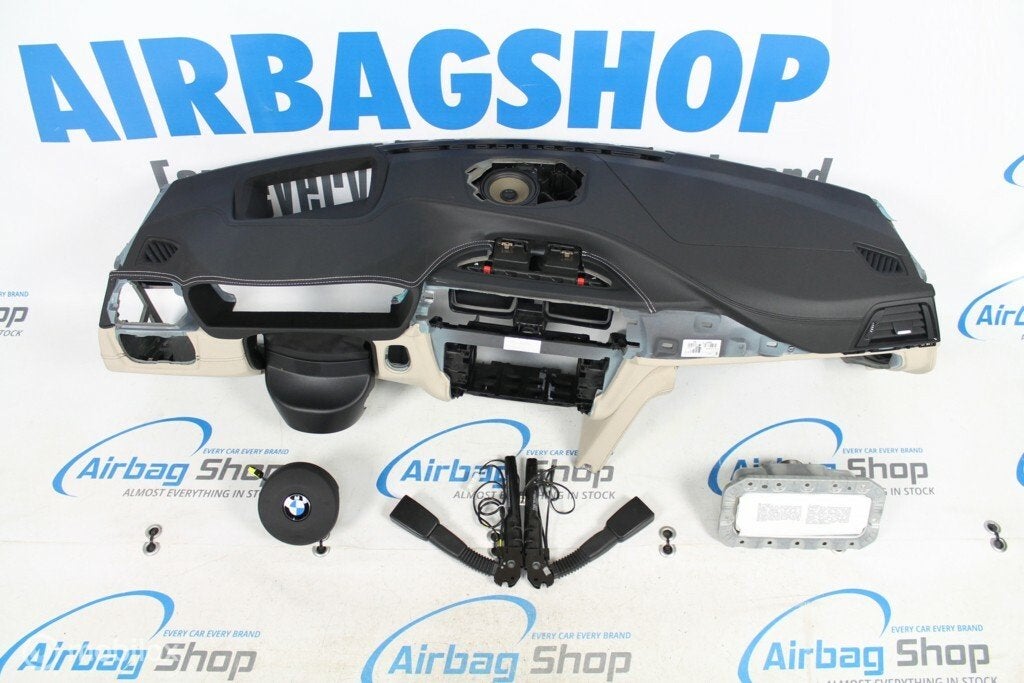 Airbag set - Dashboard wit leder head up M BMW 4 serie F32