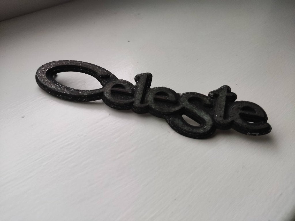 Mitsubishi Celeste embleem logo, Ophalen of Verzenden