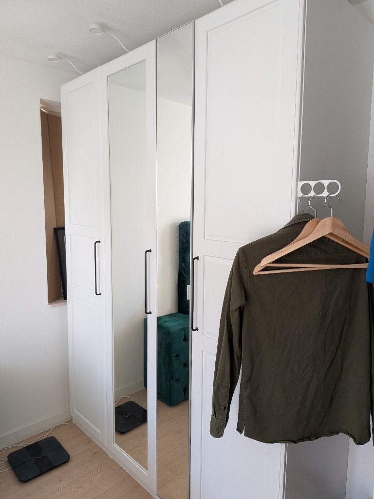 IKEA Pax kast met spiegeldeuren, Huis en Inrichting, Overige materialen, 200 cm of meer, Zo goed als nieuw, 200 cm of meer