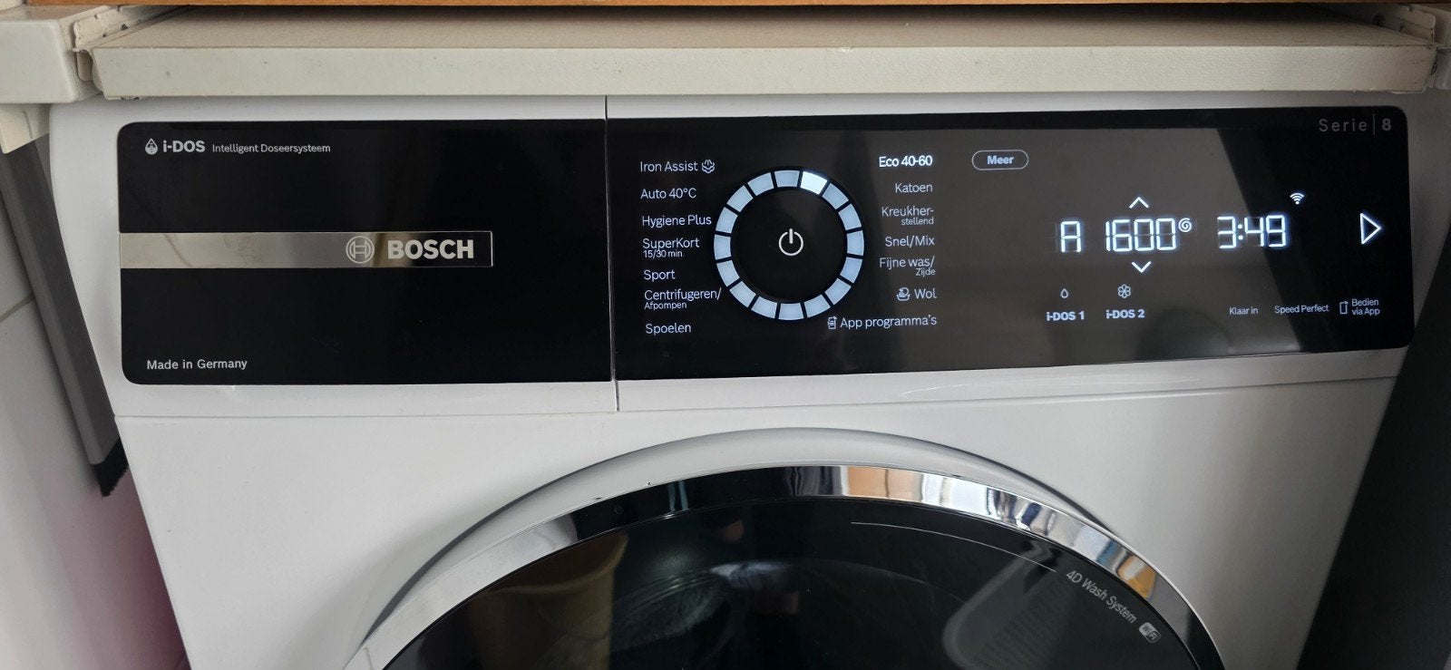 Bosch Wasmachine WGB256AONL 10 kg, 1600 toeren, net nieuw, 1200 tot 1600 toeren, 8 tot 10 kg, Ophalen of Verzenden, Zo goed als nieuw