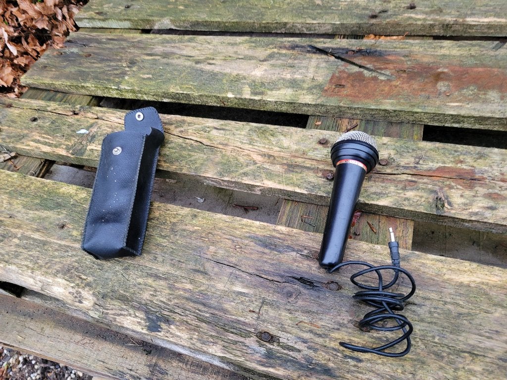 vintage microfoon sony, Ophalen of Verzenden, Zangmicrofoon