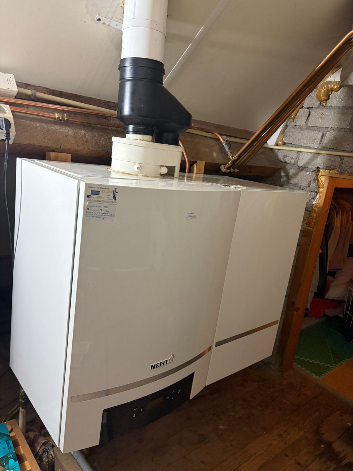 CV-ketel Nefit Topline, Ophalen, 30 tot 80 cm, Gebruikt, Cv-ketel of Combi-ketel