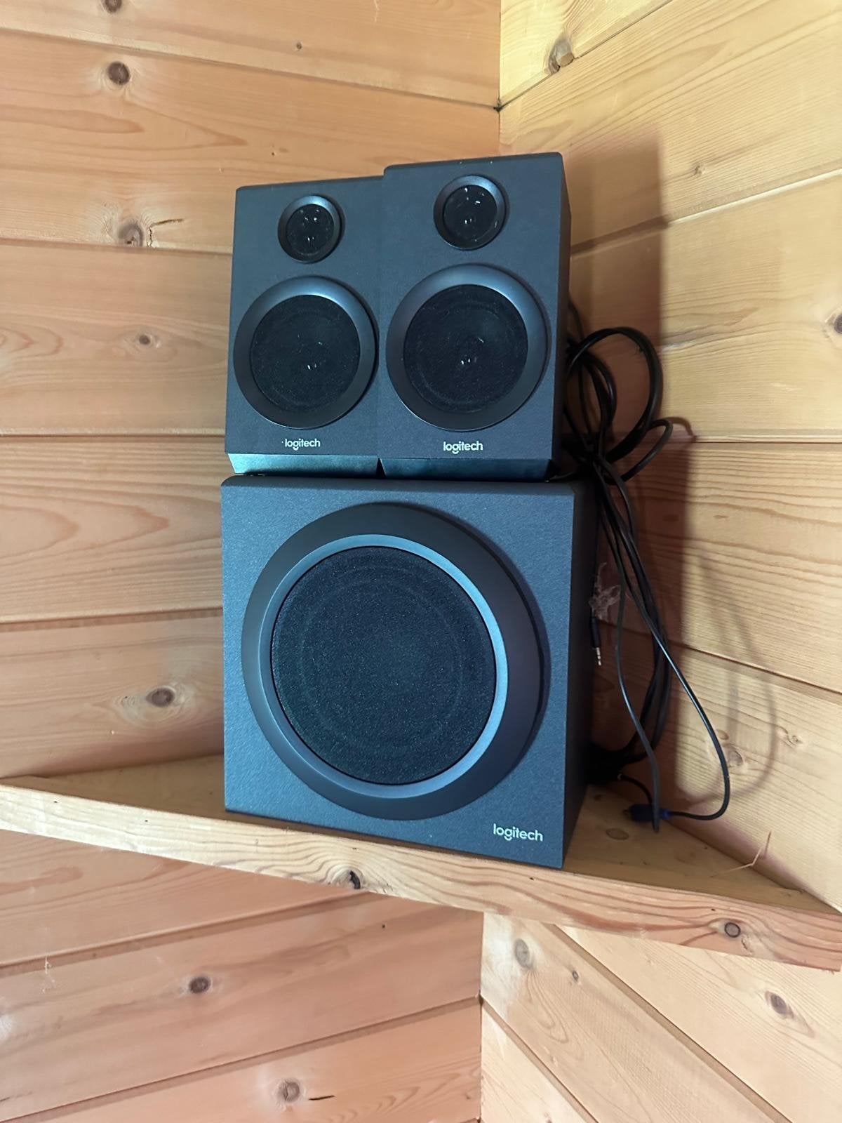 Logitech 2.1 Speakerset met subwoofer, Audio, Tv en Foto, Luidsprekers, Ophalen, Gebruikt, Logitech, Speakerset