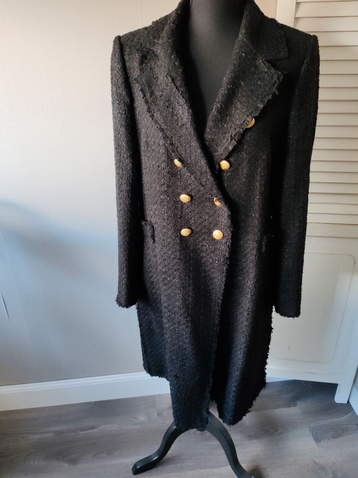 Nieuwe Zara tweed double breasted jas - Maat XL, Ophalen of Verzenden