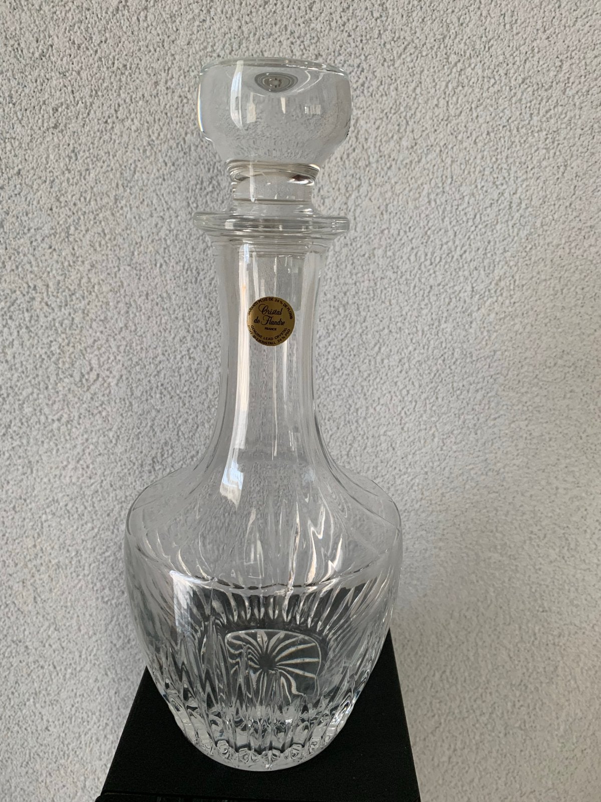 Prachtige Kristallen Karaf - Cristal de Flandre, Ophalen of Verzenden