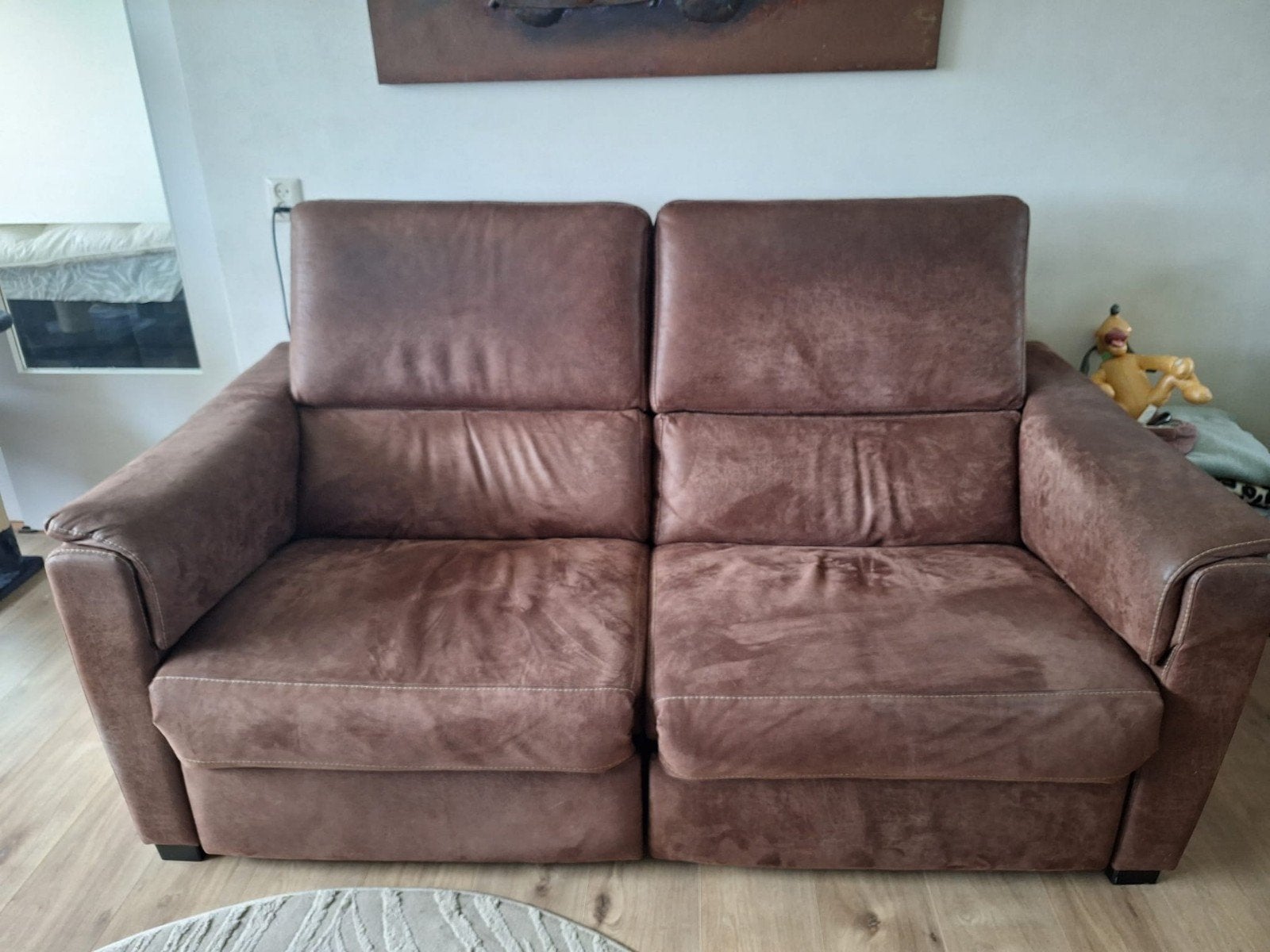 2,5 zits bank MOET WEG, Ophalen, Gebruikt, 75 tot 100 cm, 200 tot 250 cm