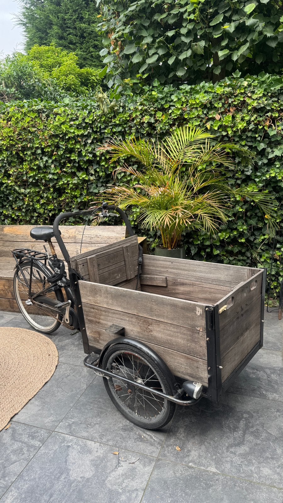 Stevige bakfiets met 3 versnellingen, Ophalen, Gebruikt