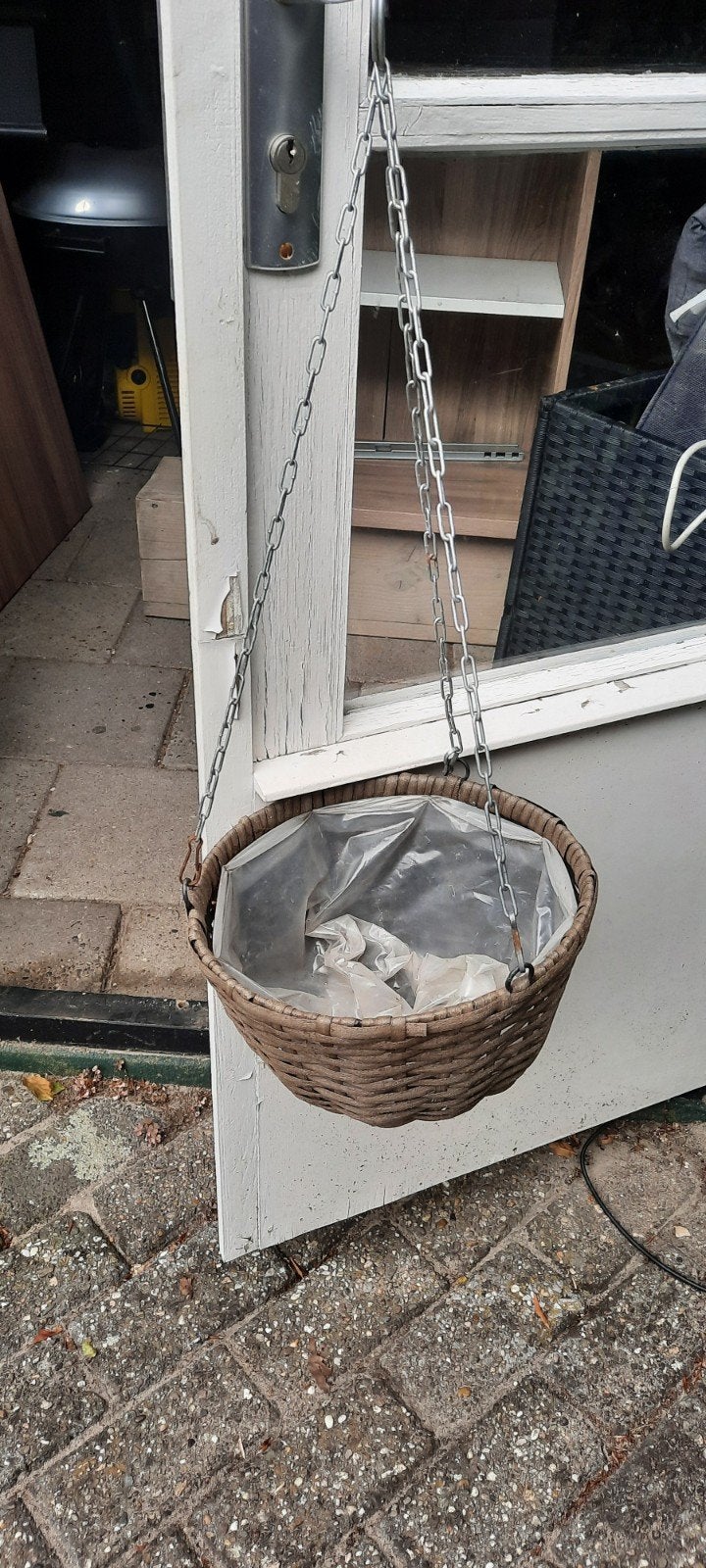 Te koop hanging basket, Overige materialen, Gebruikt, Minder dan 30 cm, Minder dan 60 cm