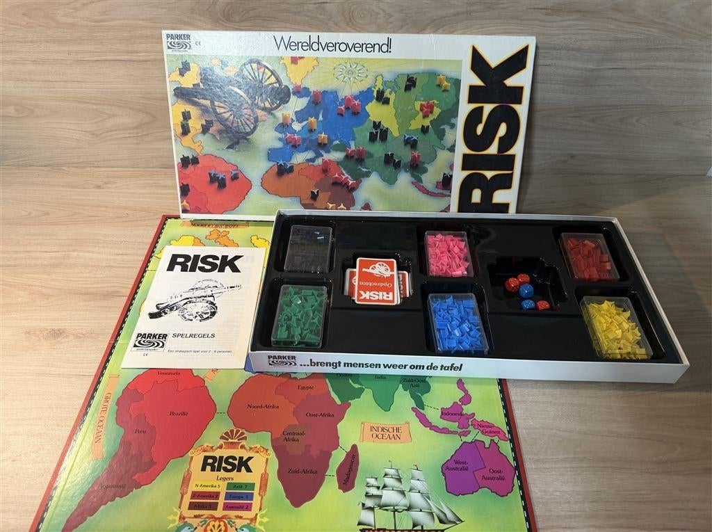 Risk het wereldveroverend witte doos - s6601, Verzenden, Zo goed als nieuw