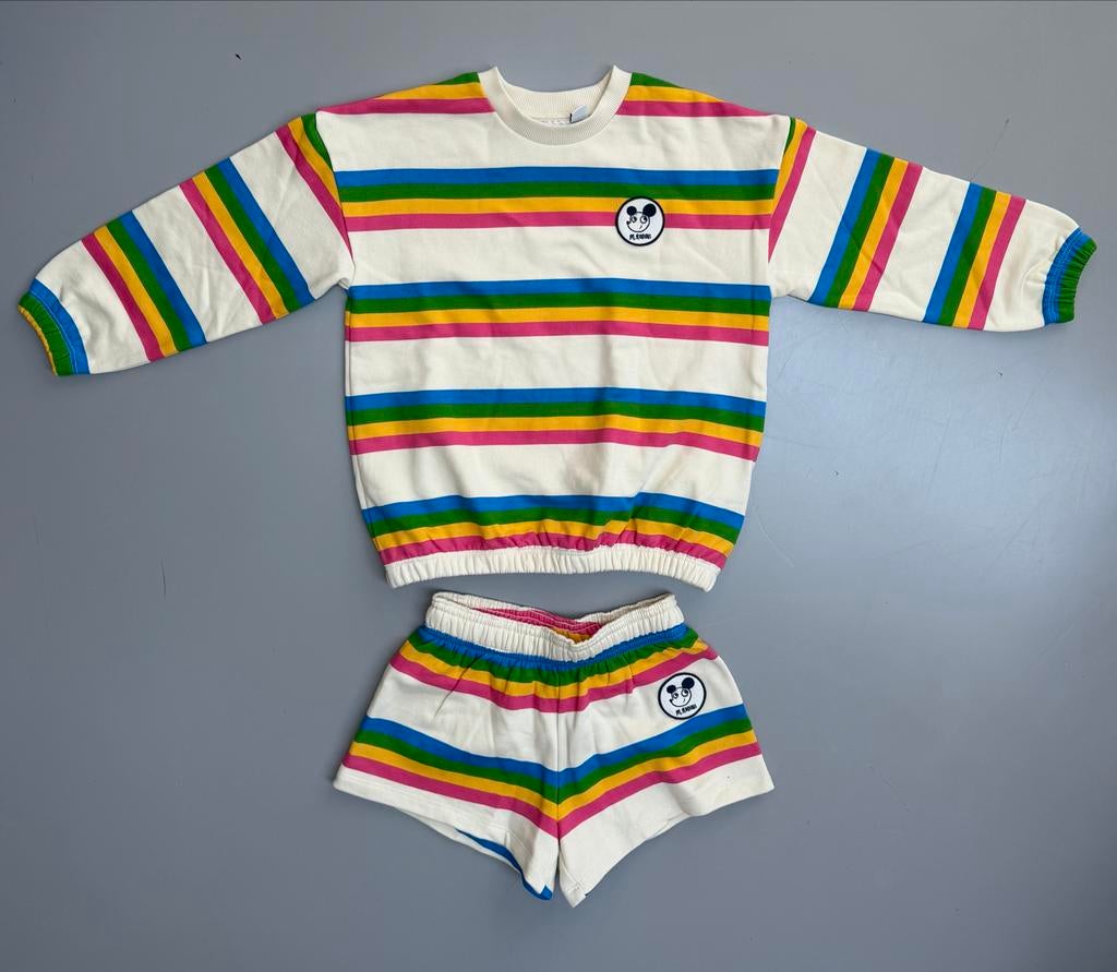 Nieuwe set Mini Rodini trui en short maat 104/110, Ophalen of Verzenden, Nieuw, Jongen of Meisje