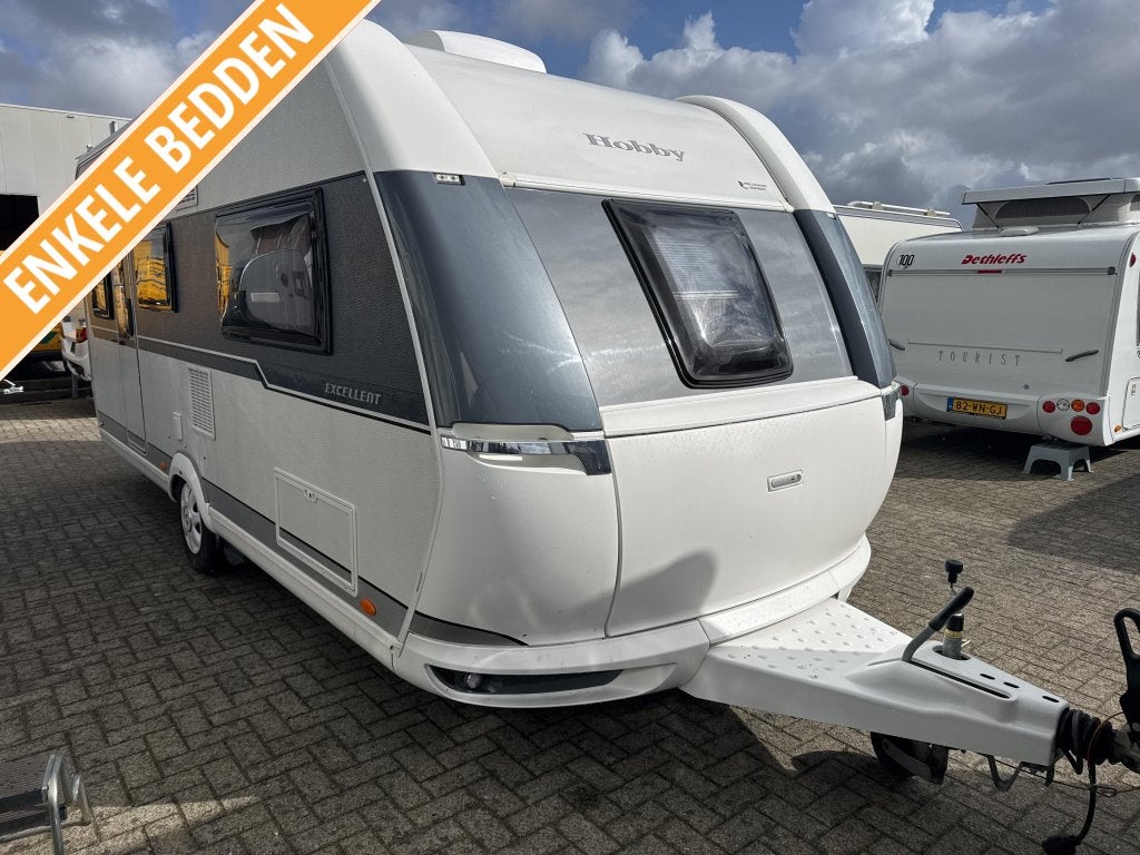 Hobby Excellent 495 UL, Caravans en Kamperen, Caravans, Ringverwarming, Rondzit, Hobby, Bedrijf