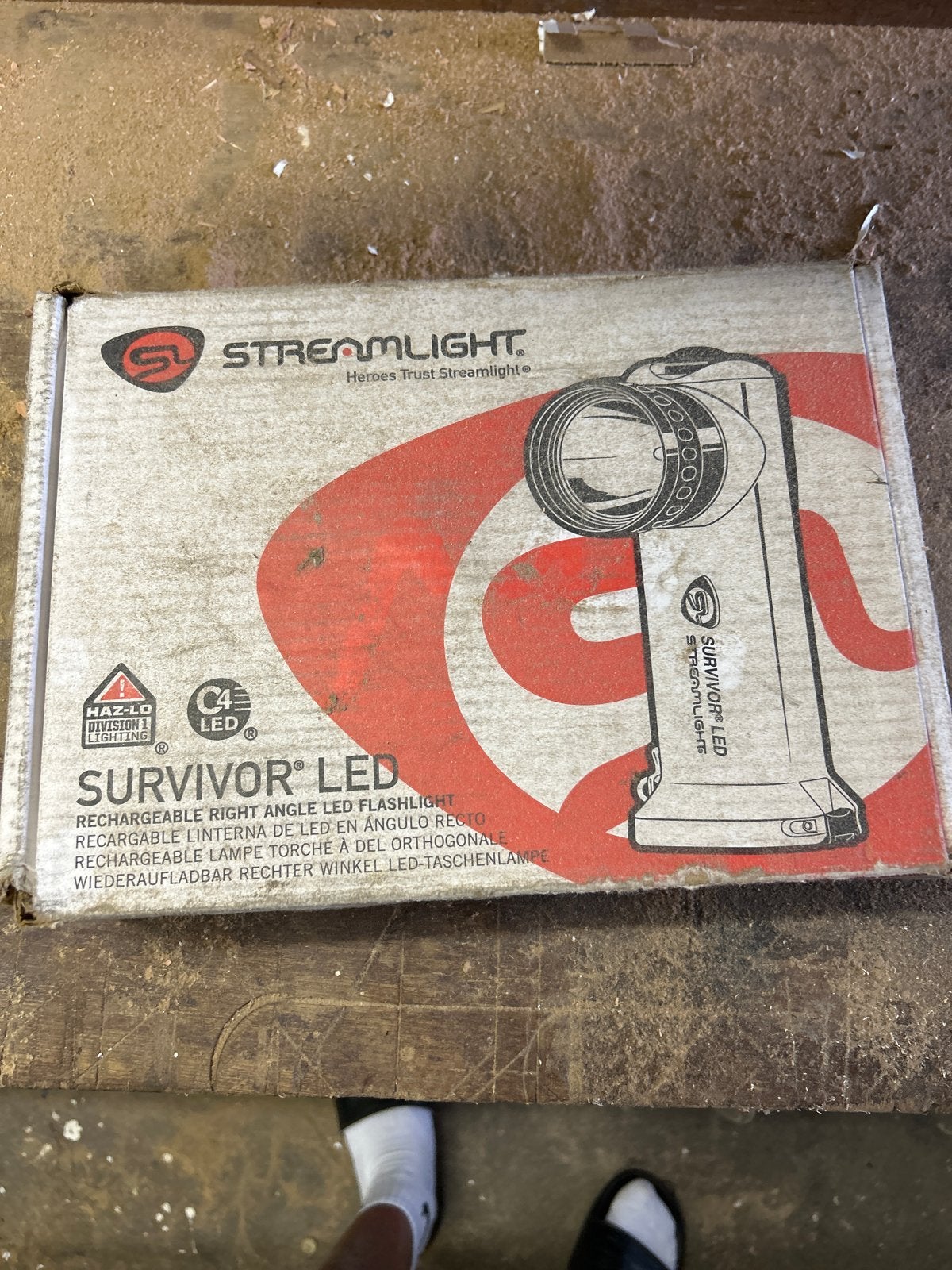 Streamlight Survivor LED Oplaadbare Zaklamp, Ophalen of Verzenden, Zo goed als nieuw, Accu