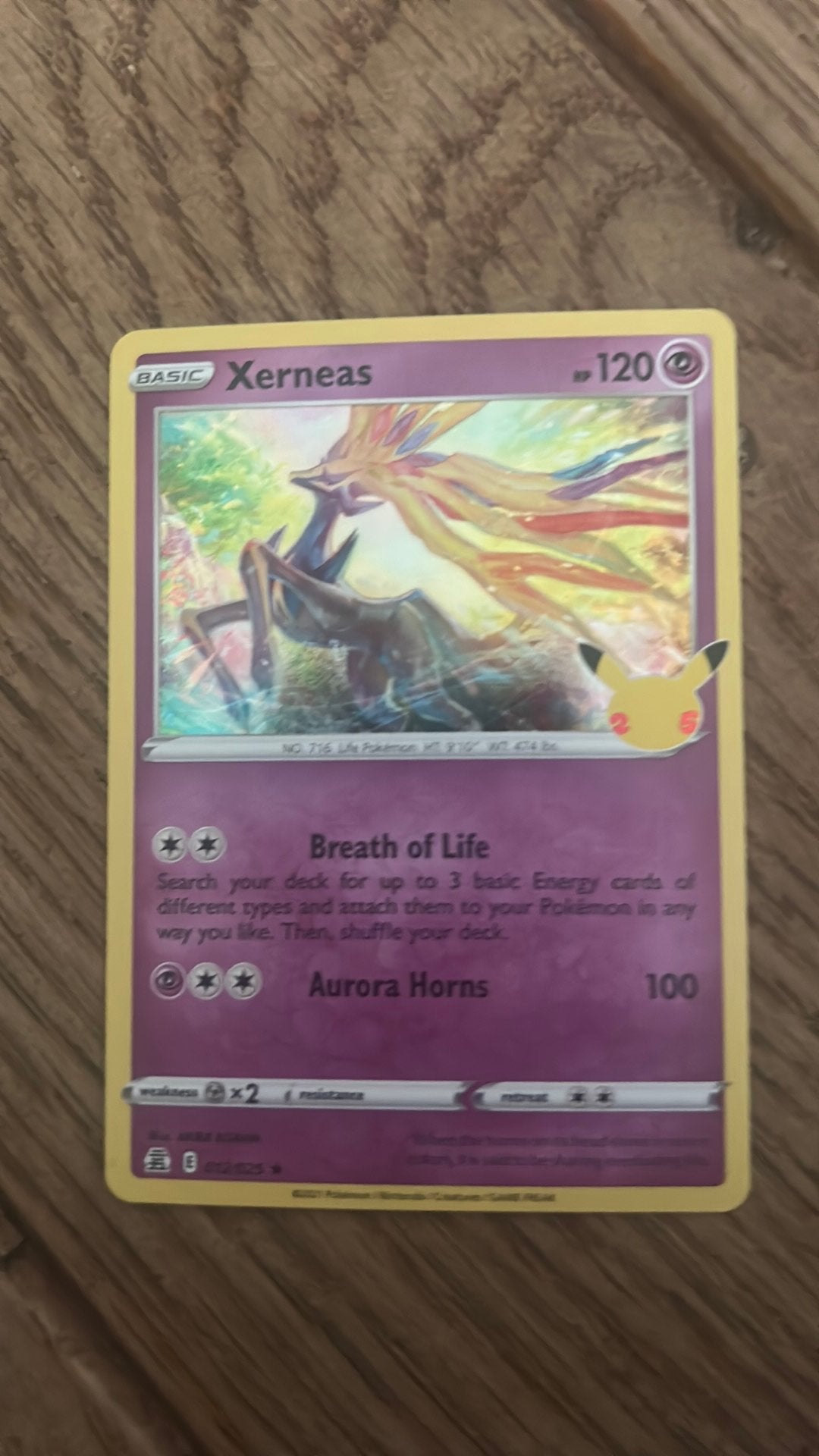 Xerneas cel012, Verzenden, Zo goed als nieuw