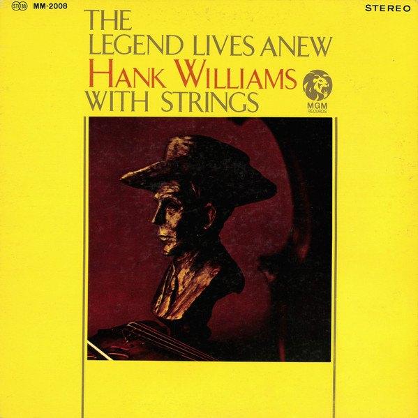 LP Hank Williams with strings - The legend lives anew, Ophalen, Gebruikt, 12 inch