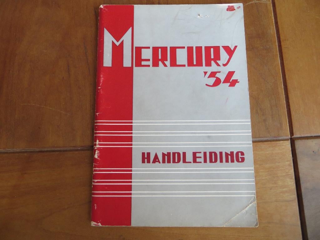 Instructieboek Mercury 1954, NL tekst!, Ophalen of Verzenden