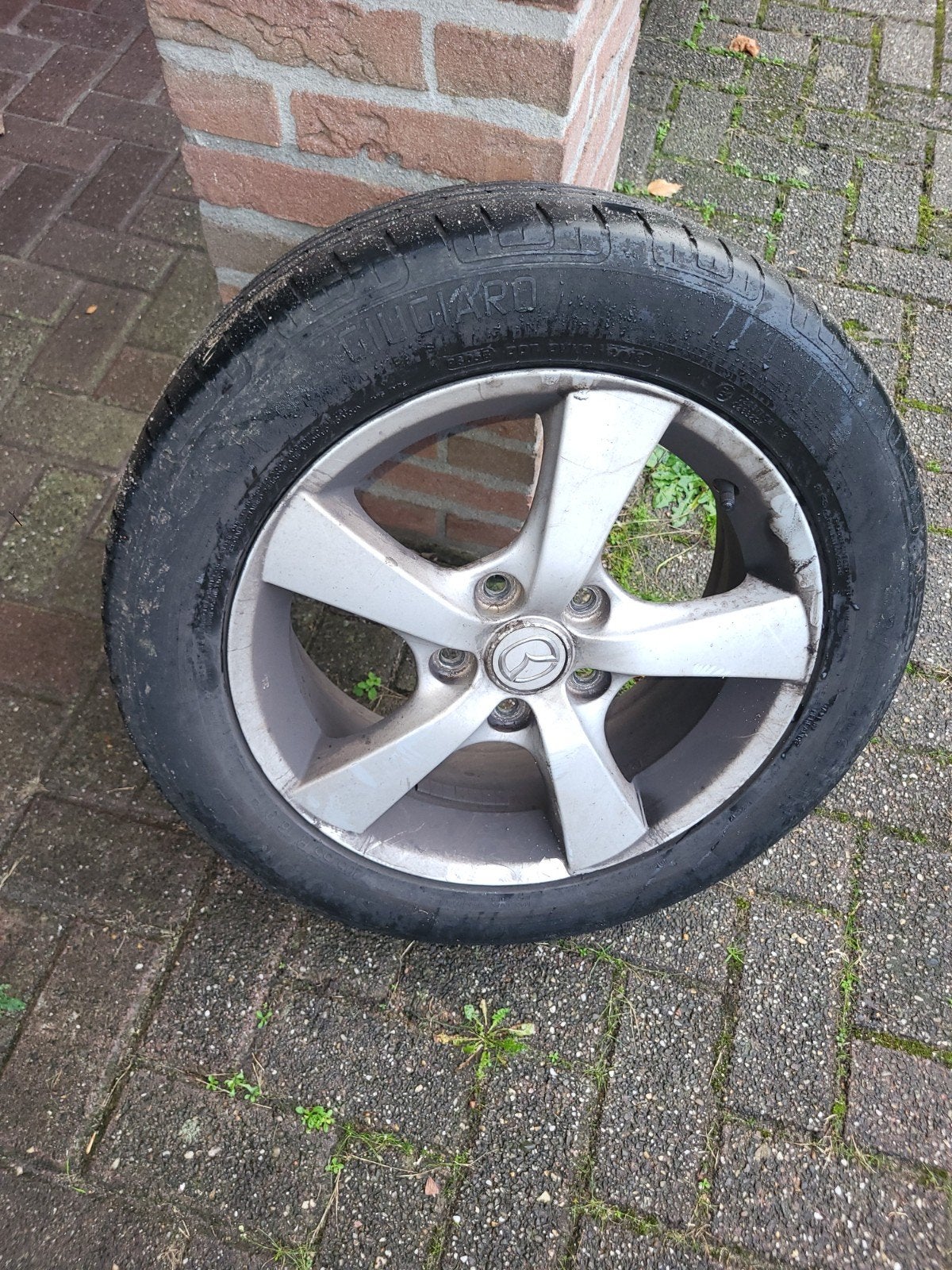 4 stuks lichtmetalen velgen mazda 5, Ophalen