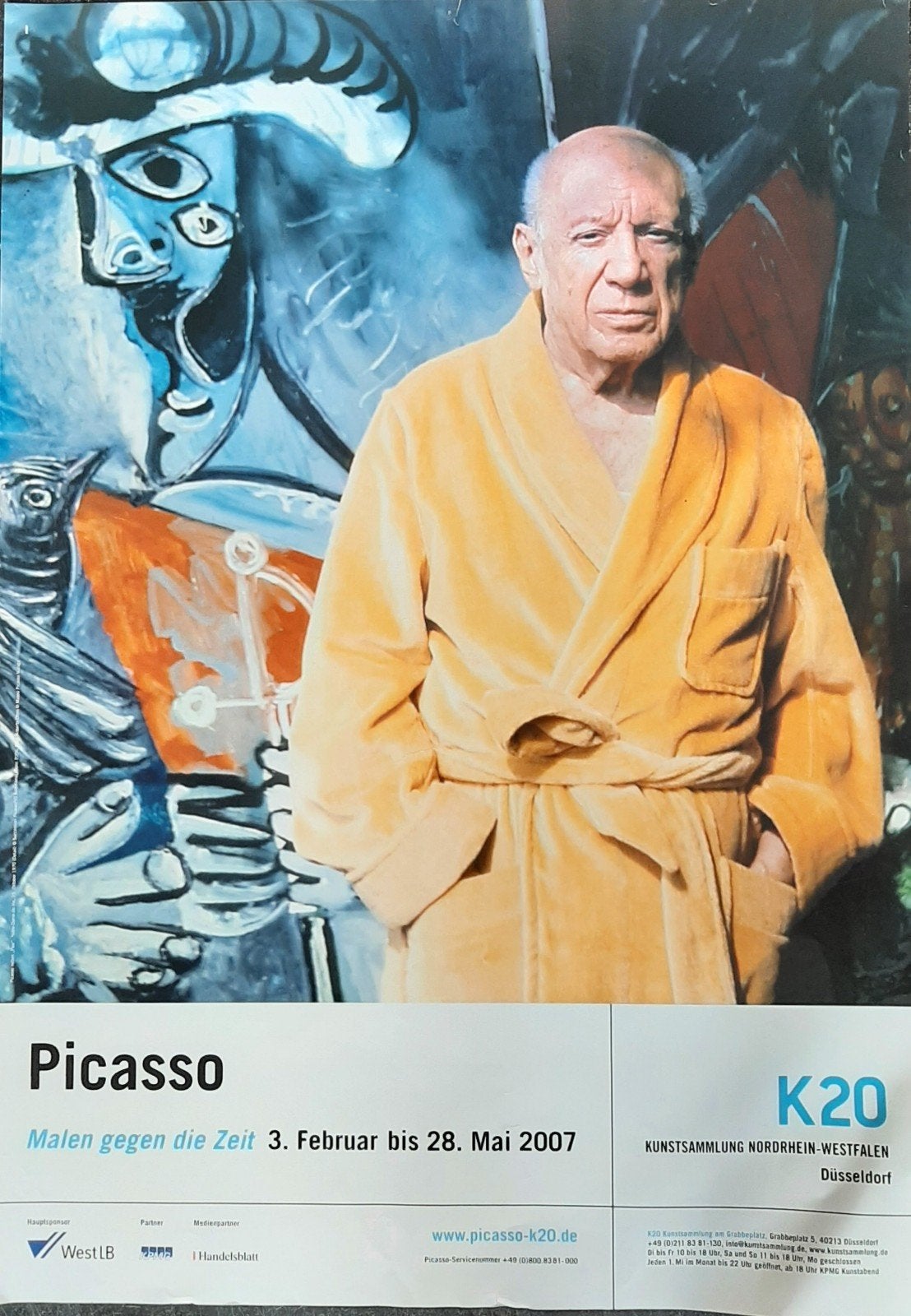 dusseldorf  K 20 Picasso tentoonstelling poster, Eén persoon