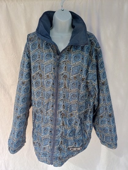 Leuke blauwe winterjas mt L merk RST, Blauw, ., Maat 42/44 (L), Ophalen of Verzenden