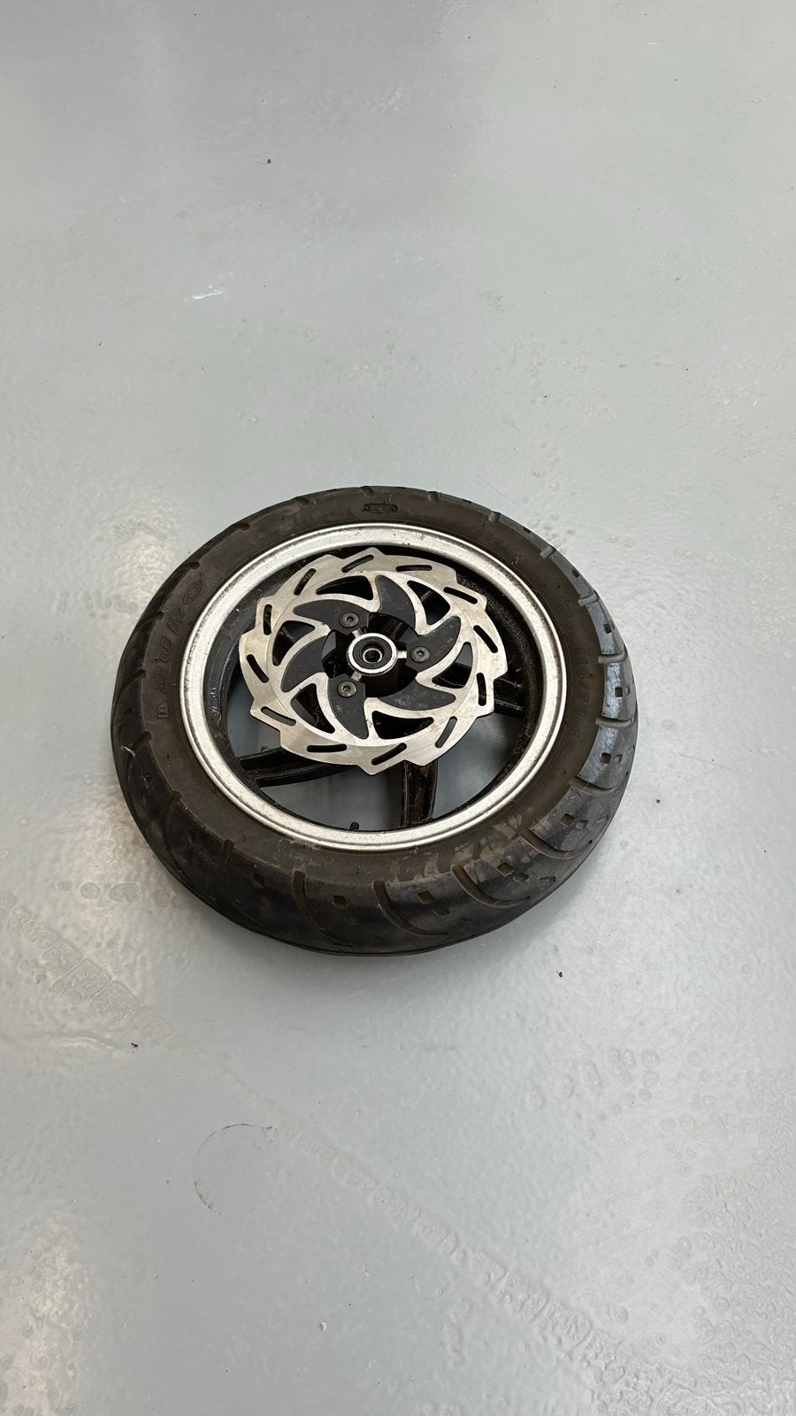 Velg inclusief band voor SYM scooter 110/70-12, Ophalen of Verzenden, Gebruikt, Overige typen, SYM