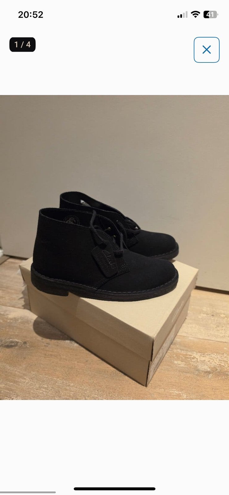 Clarks Originals DESERT - Sportief- black maat 41, Ophalen of Verzenden, Zo goed als nieuw, Zwart