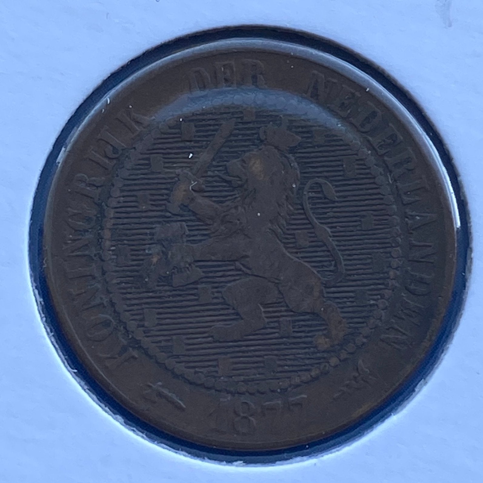 2,5 - 21/2 - 2,5 Cent / halve Stuiver uit 1877 van Willem 3, Verzenden, Koning Willem III, Overige waardes, Losse munt