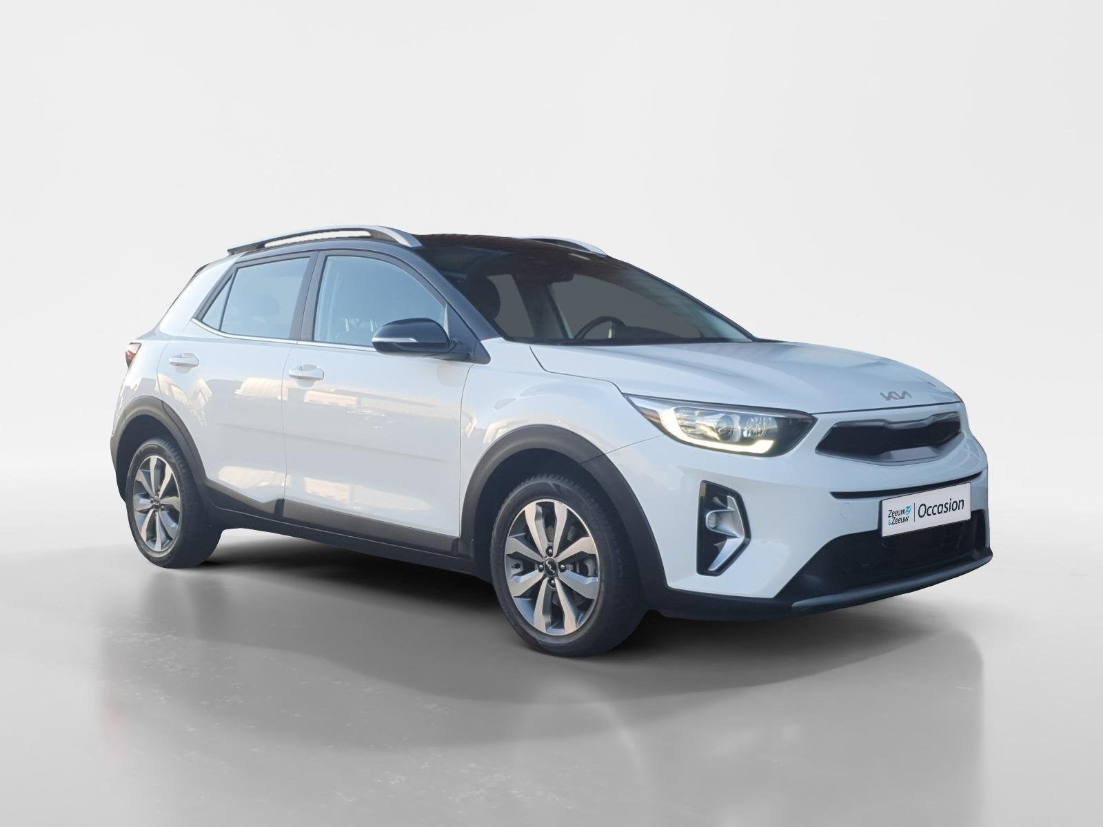 Kia Stonic 1.0i Turbo DynamicLine Automaat | Two-tone lak |, 12 maanden, Gebruikt, Euro 6, Wit
