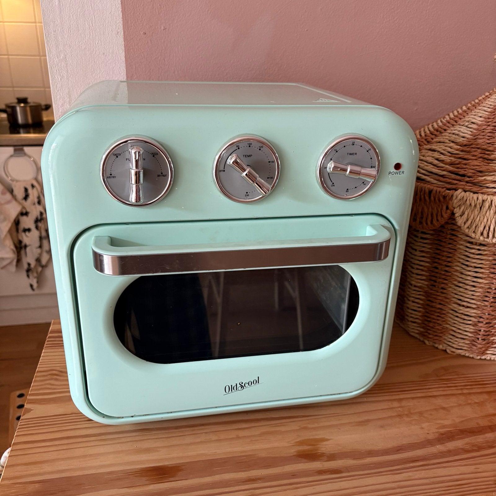 Old&Cool Mini-oven - Zo goed als nieuw, Minder dan 45 cm, Overige merken, Ophalen of Verzenden, Zo goed als nieuw