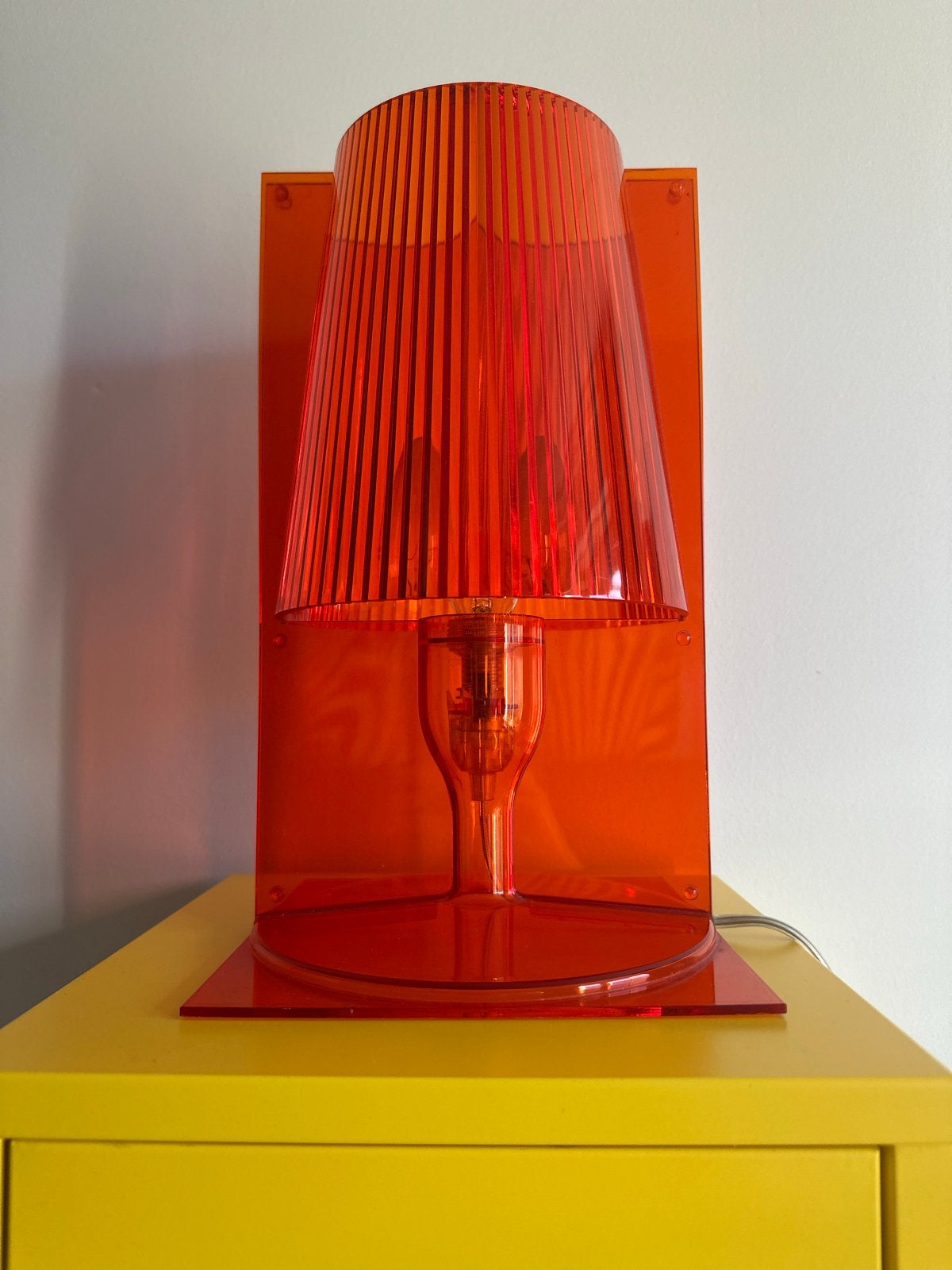 Kartell Take Tafellamp - Oranje Design Klassieker, Ophalen, Kunststof, Overige merken, Oranje