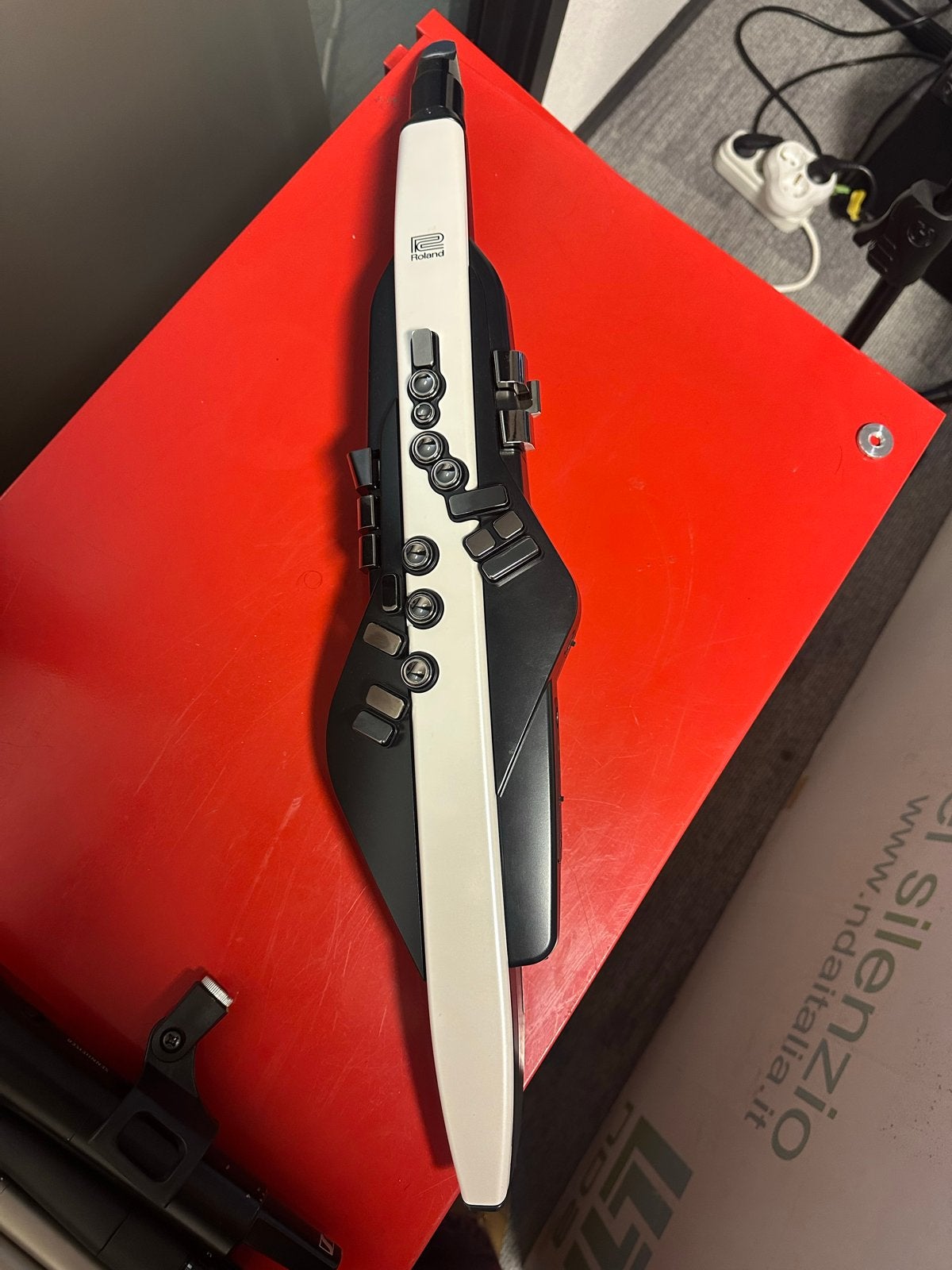 Roland AE-20 Aerophone - Digitale Blaasinstrument, Ophalen of Verzenden, Zo goed als nieuw, Houtblazer, Met koffer of draagtas