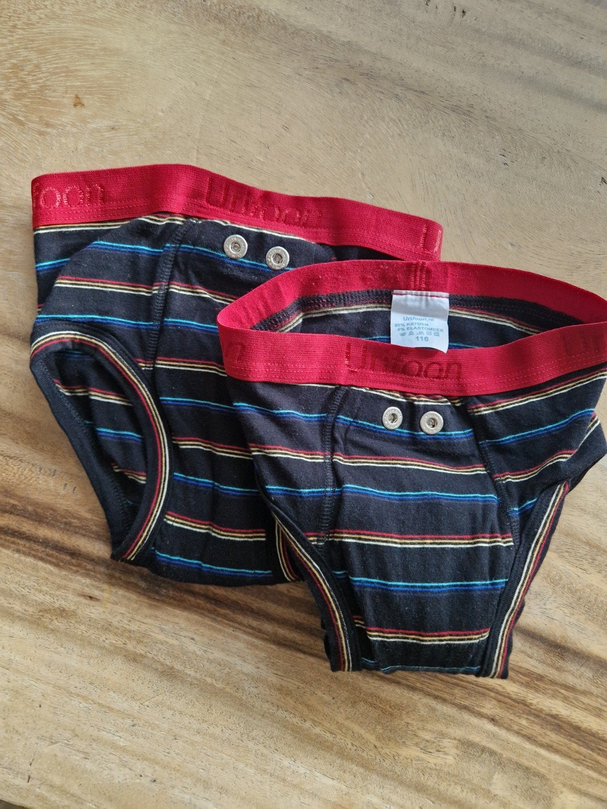 2x Urifoon jongens onderbroeken maat 116, Nacht- of Onderkleding, Gebruikt, Urifoon, Ophalen of Verzenden