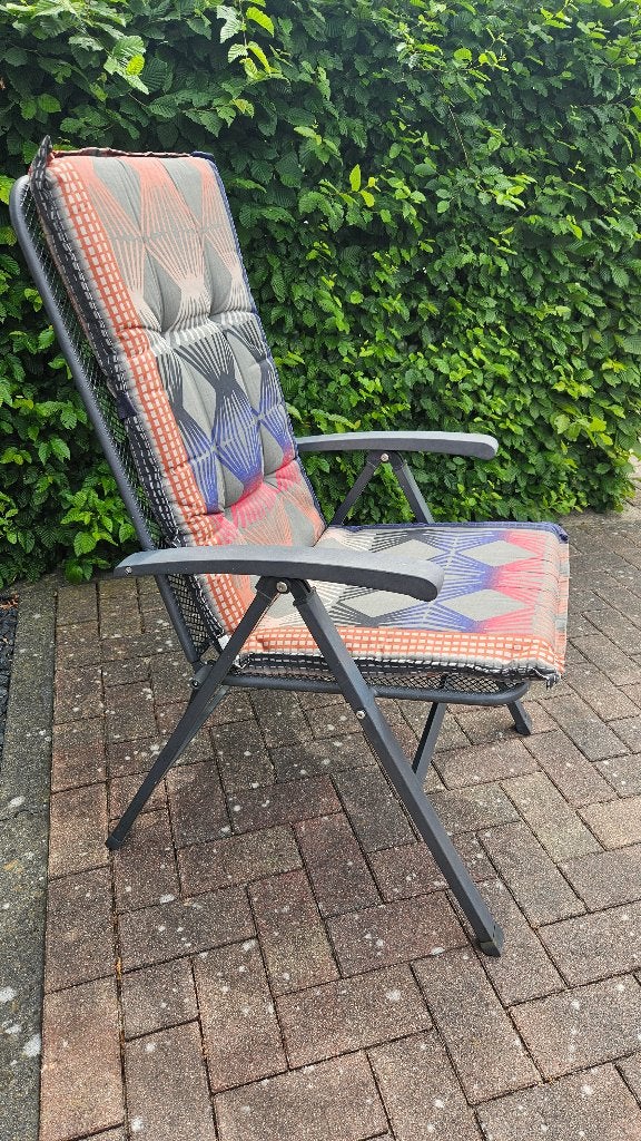 tuinstoel in standen verstelbaar, Tuin en Terras, Ophalen, Gebruikt, Metaal, Verstelbaar