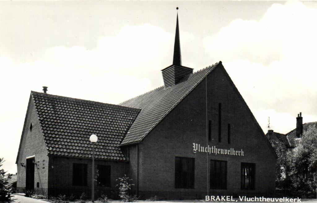 Brakel, Vluchtheuvelkerk - ongelopen, Verzamelen, Ansichtkaarten | Nederland, Ophalen of Verzenden, Voor 1920, Ongelopen, Noord-Brabant
