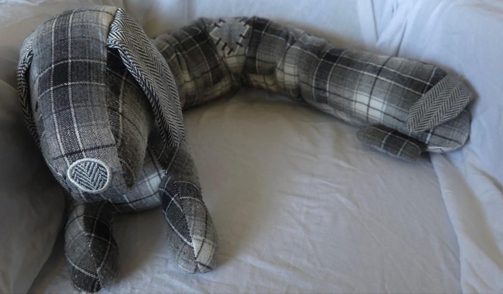 Deurstopper pluche hond, Ophalen of Verzenden, Hond