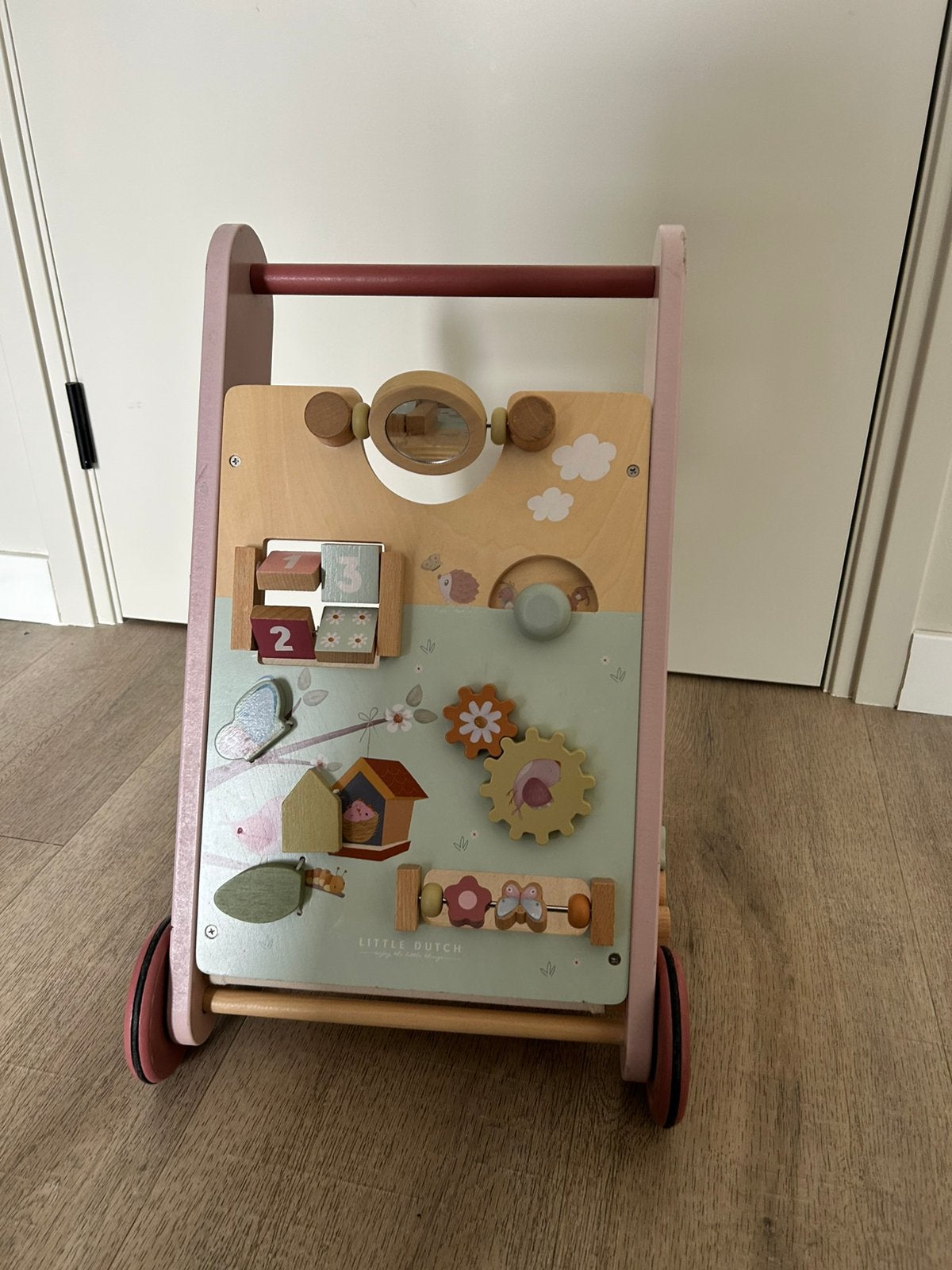 Loopwagen little dutch, Kinderen en Baby's, Speelgoed | Houten speelgoed, Ophalen of Verzenden, Zo goed als nieuw, Duw- of Trekspeelgoed