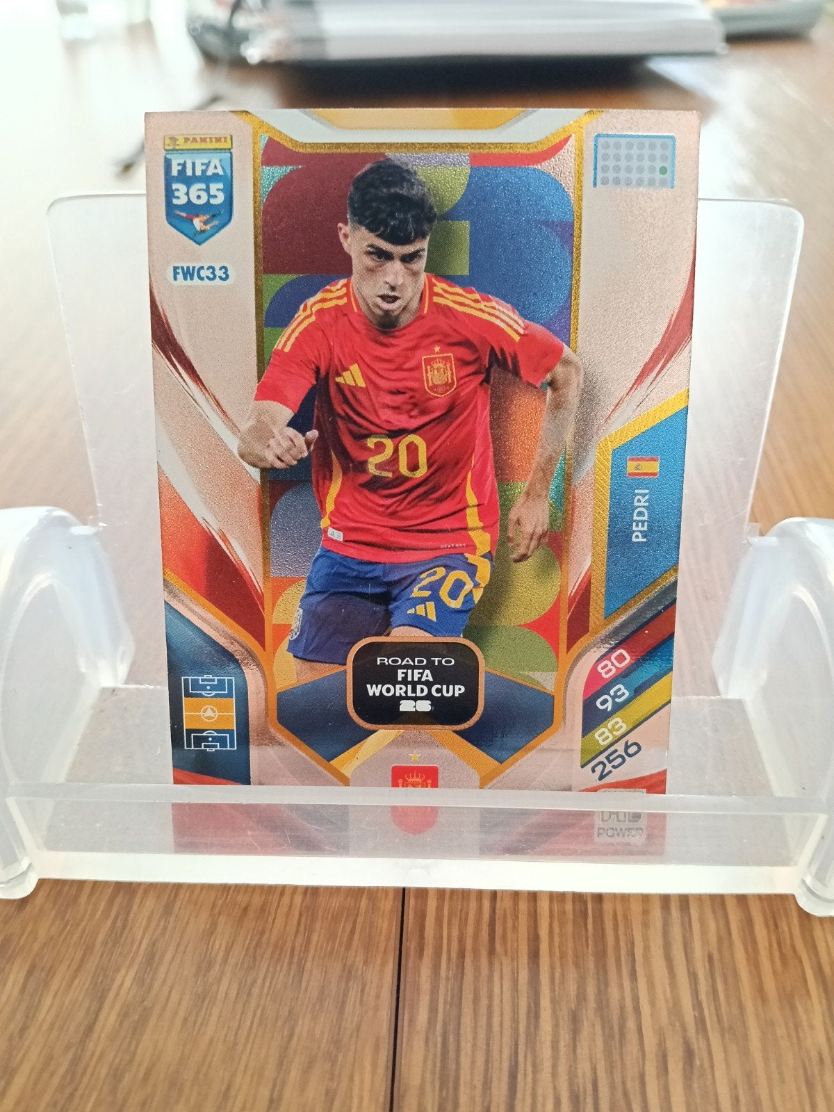 Panini FIFA 365 wc 26 Pedri Spelerskaart Spanje, Verzenden, Zo goed als nieuw, Buitenlandse clubs, Spelerskaart