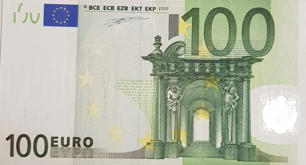 Euro 100  W.F.Duisenberg 2002 Italy S serie, Postzegels en Munten, Bankbiljetten | Europa | Eurobiljetten, Ophalen, Overige landen