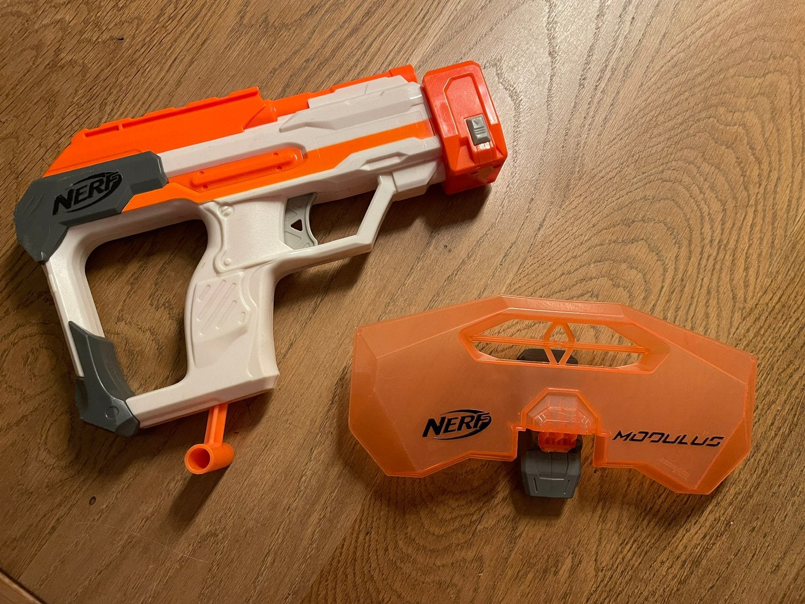 Nerf modulus strike and defend upgrade kit samen 4 euro, Ophalen of Verzenden