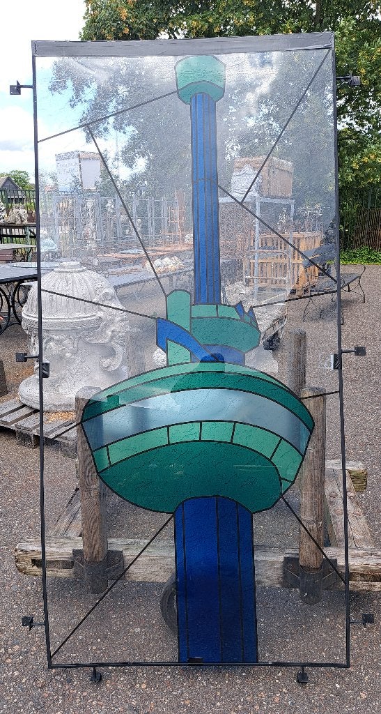 De Euromast plexiglas glas in lood look paneel 200 x 100 cm, Ophalen