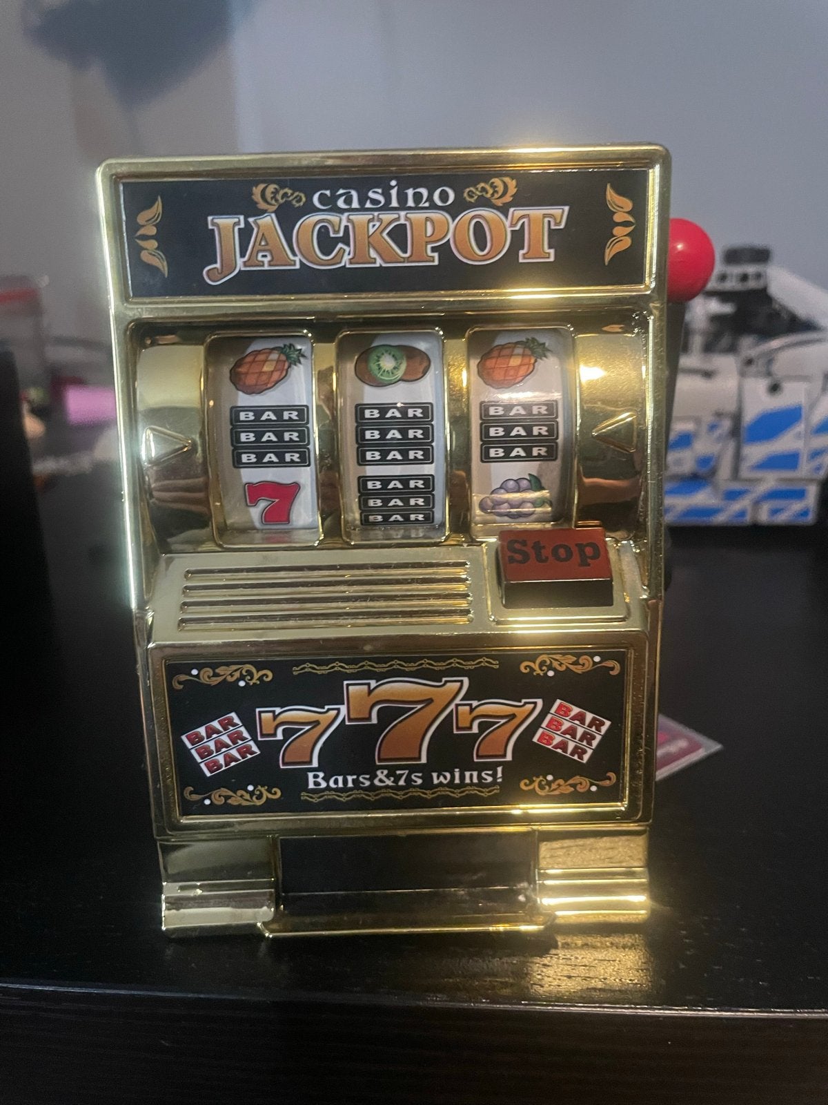 Casino Jackpot Gokautomaat Spaarpot, Verzamelen, Overige munten, Verzenden, Gebruikt