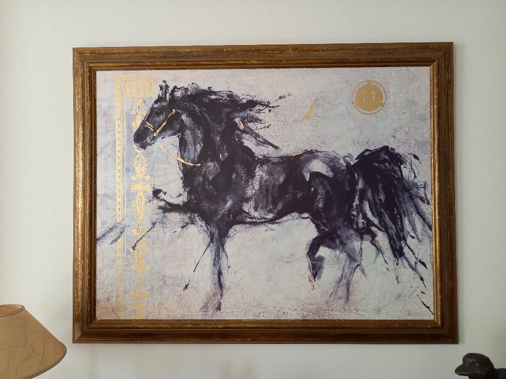 Lepa Zena schilderij paard in actie, Huis en Inrichting, Woonaccessoires | Schilderijen, Tekeningen en Foto's, Ophalen, Gebruikt