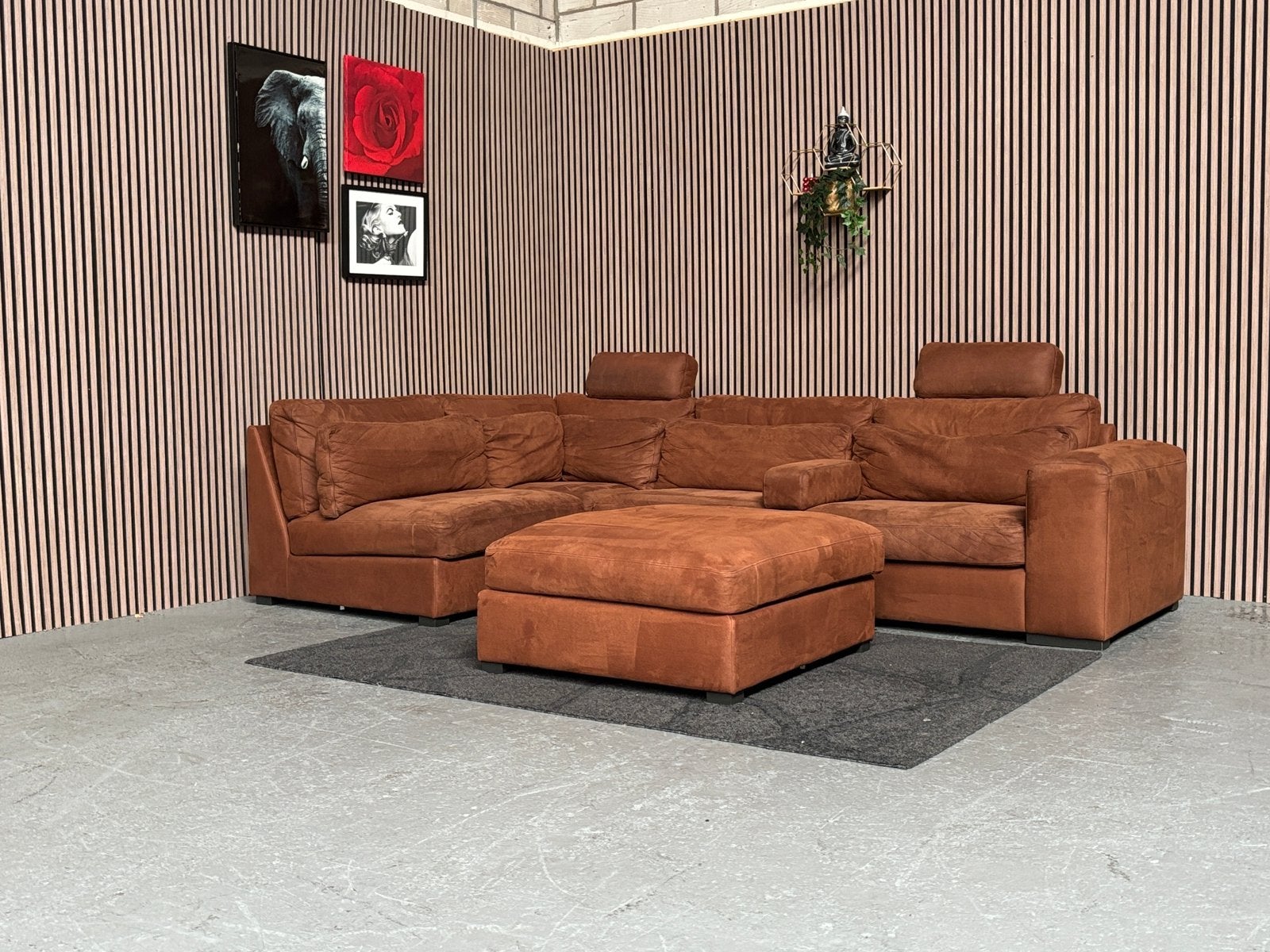 GRATIS LEVERING Montel Infinity Square 315x195 GEREINIGD, Hoekbank, 300 cm of meer, Kunststof, Ophalen of Verzenden
