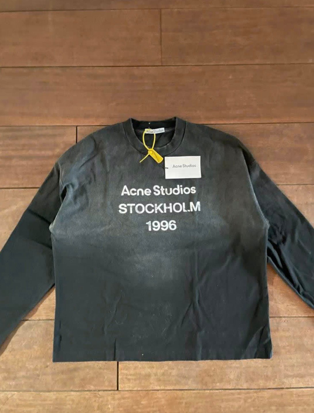 Acne studios longsleeve maat S, Kleding | Heren, T-shirts, Ophalen of Verzenden, Zo goed als nieuw, Zwart