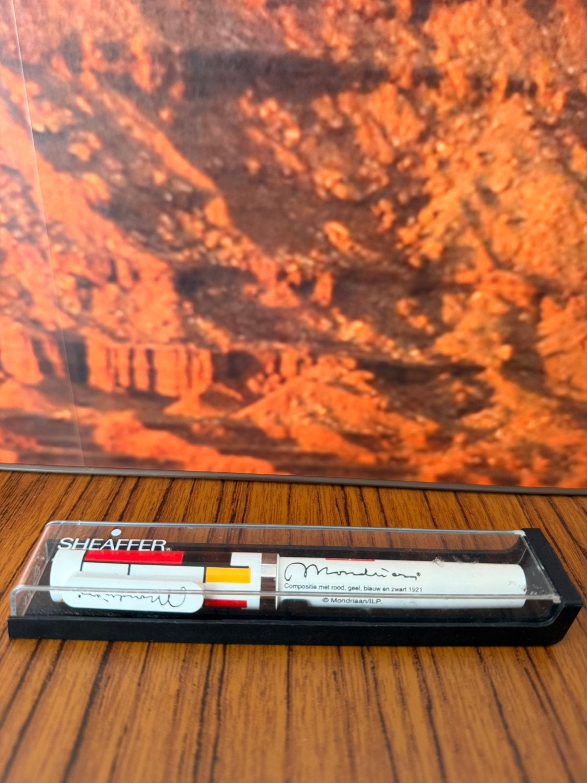 Gispen Mondriaan-pen van Sheaffer, Ophalen of Verzenden, Zo goed als nieuw