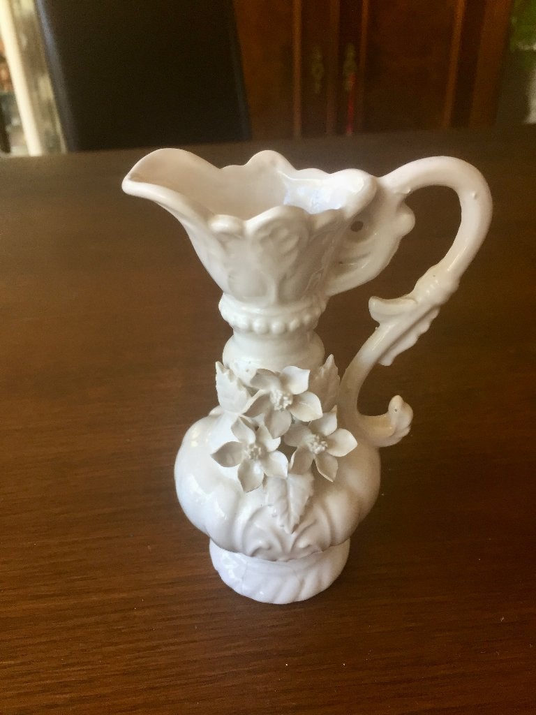 Brocante Vaasje wit, Ophalen