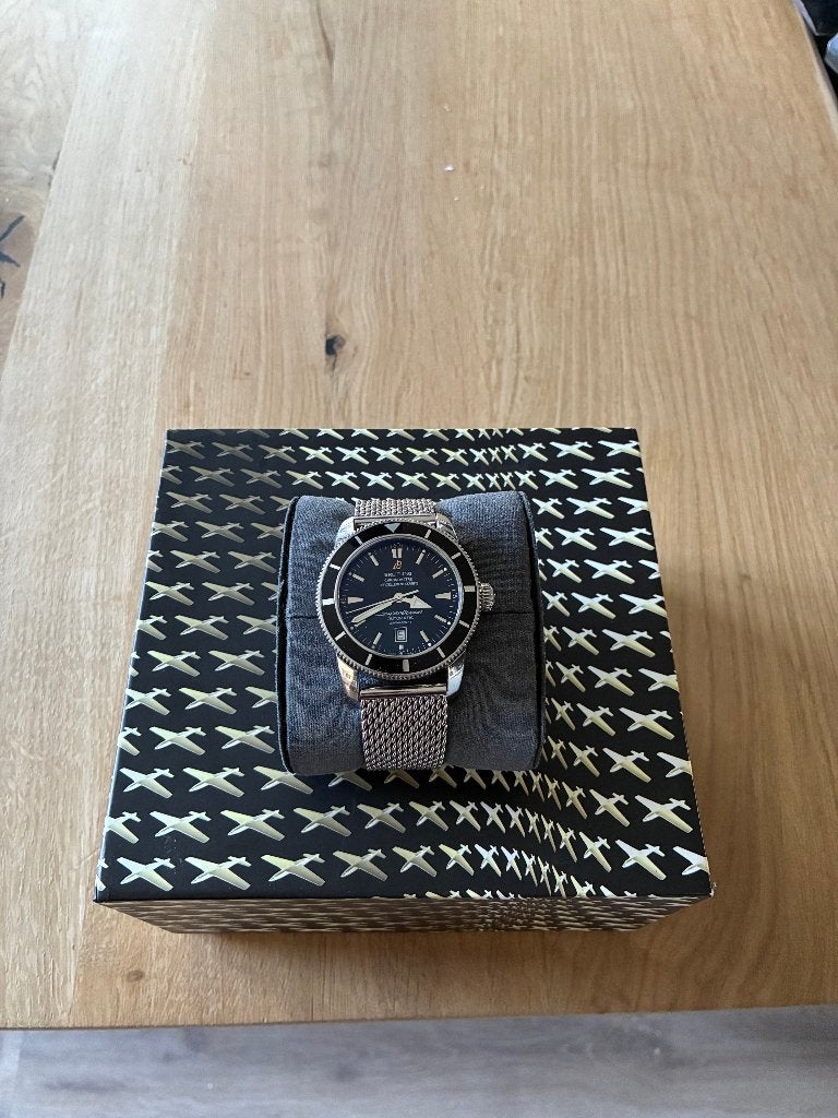 breiling superocean hertitage, Staal, Gebruikt, Staal, Breitling